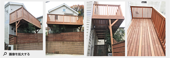 2015年12月施工 鎌倉市浄明寺T様邸 ウッドデッキ新設