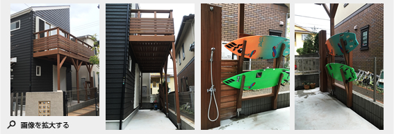 2015年12月施工 藤沢市鵠沼I様邸 ウッドデッキ新設