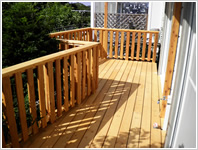 庭ウッドデッキ1